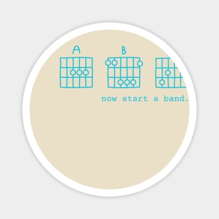 Now Start a Band - OC inspired design Magnet